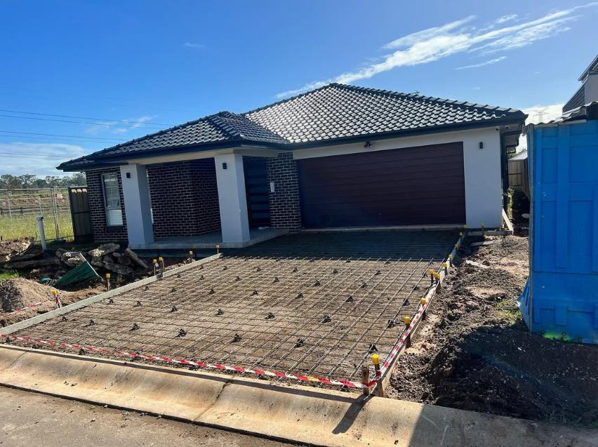 Driveway reo ready to pour